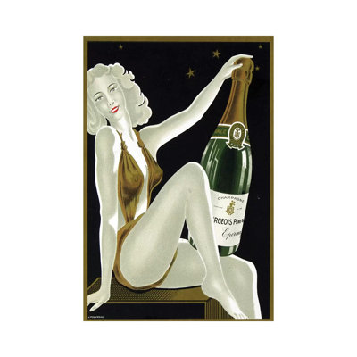 French Champagne - Wrapped Canvas Print