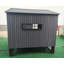 Poulailler robuste de style Amish Ranch gris / noir 4 pi x 6 pi