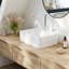 Belfry Bathroom 400mm L x 300mm W Chrome Ceramic Rectangular Sink