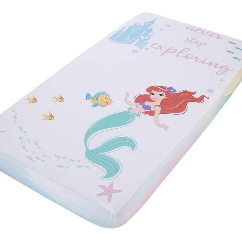 Draps pour lit de bébé NoJo Disney Ariel