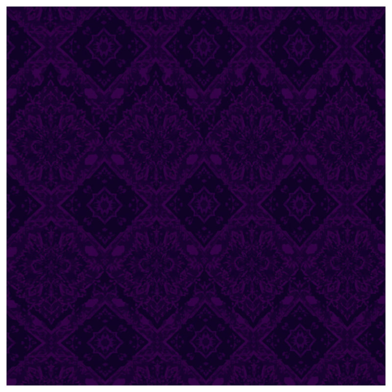 Couvertures mauves à motif damassé, L 60 po x H 80 po