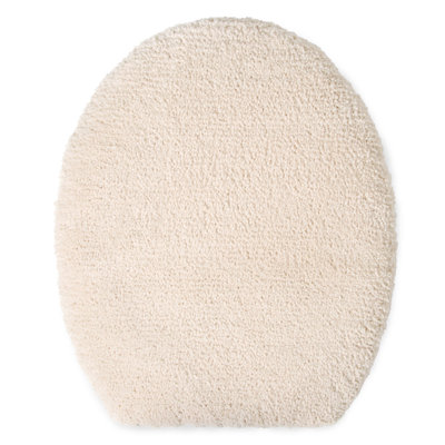 TOWN & COUNTRY EVERYDAY Ultra Plush Solid Tufted Toilet Lid Cover 18.5”x19.6