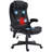 6 Point Vibrating Massage Office Chair With Lumbar Heat Black-1957219635