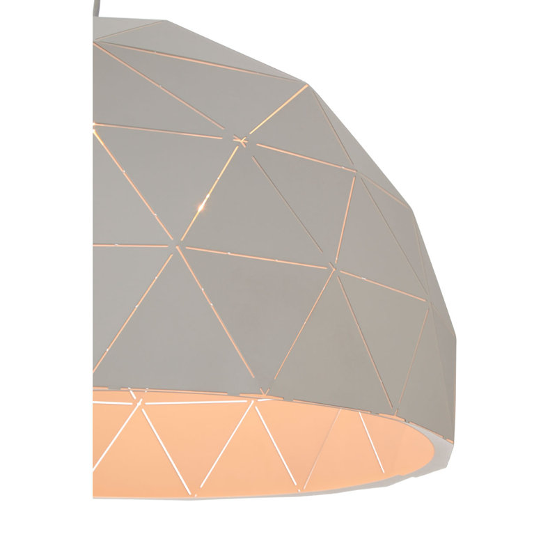 Cosima 3 - Light Dome Pendant, Sandy White, Sandy White/White