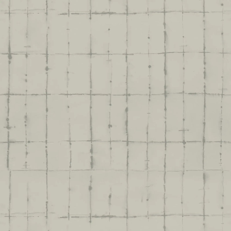 Wash Grid - Papier peint, Bois flotté, Faux Grasscloth, Non-Pasted