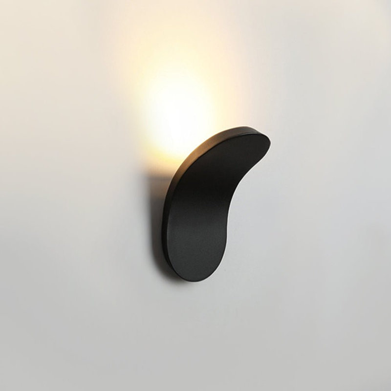 Bordas Minimalist Flush Mounted Sconce Wall Light Fixtures