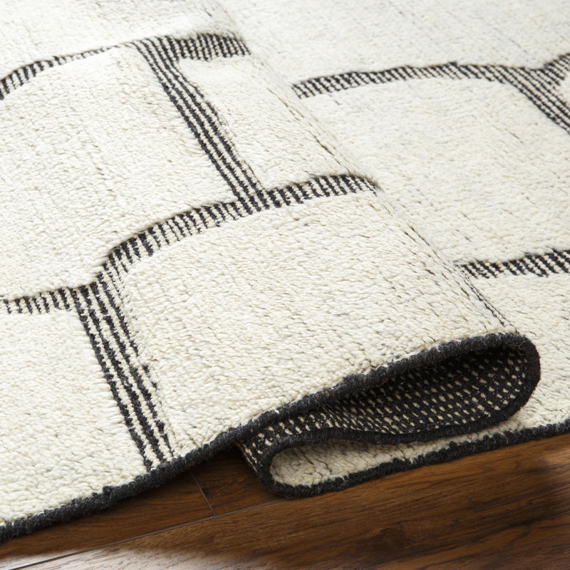 Tunus Wool Geometric Area Rug, Rectangle 2' x 3'