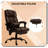 High Back Massage Office Chair 6 Vibrating Points Footrest Remote Adjustable Height-1306230120