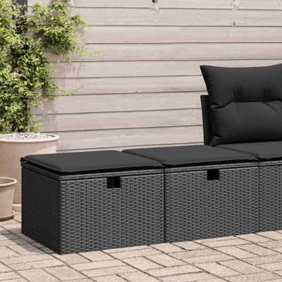 Rushun 55cm Wide Outdoor Rectangle Patio Sofa with Cushions