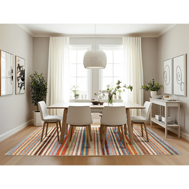 Tapis abstrait moderne 4280, Rectangle 7 pi x 10 pi
