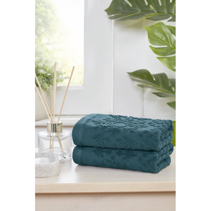 Dempsey 100% Cotton Washcloth, Teal