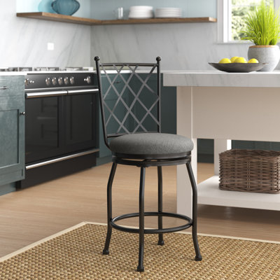 Tabouret de comptoir pivotant 24,5 po Karlov