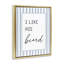 Cadre flottant I Like His Beard Stripes, design par Lettré et doublé-675548809-675548810