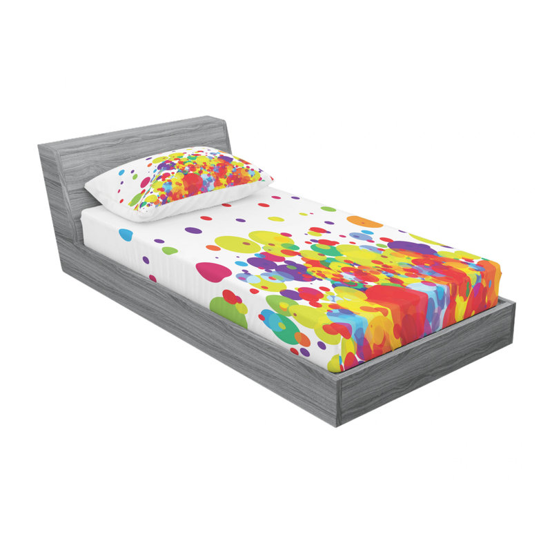 Microfiber Sheet Set, Twin Sheet Set with Fitted Sheet