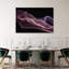 Purple Pink Smoke Flow Abstract Delicate Dreamy Violet Wall Art Print 1 Piece Wrapped Canvas Wall Art-1686167290