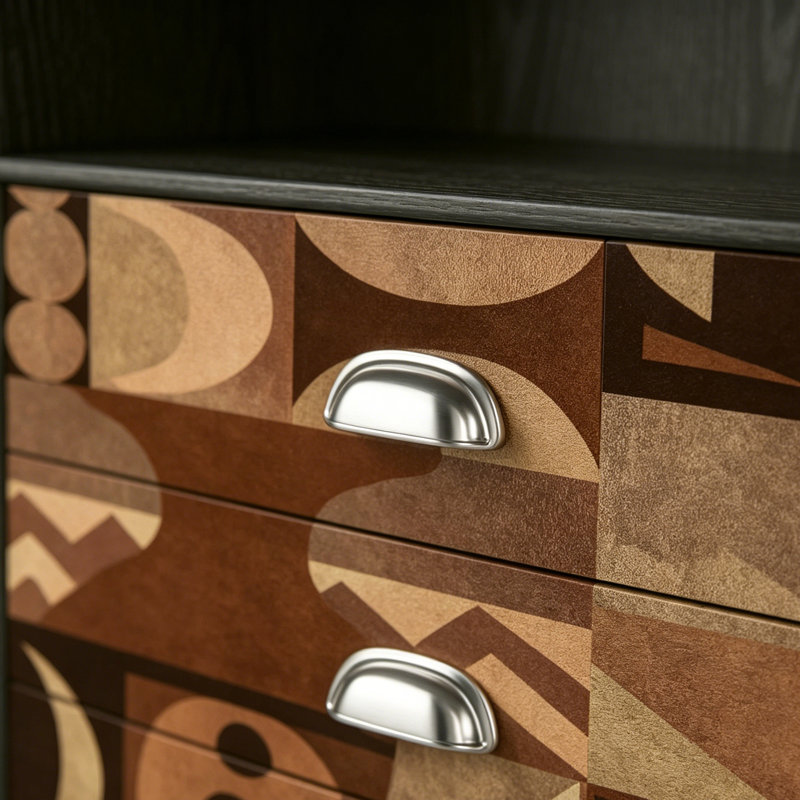 Modern Minimalist Style Accent Cabinet