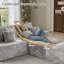 Canapé modulaire surdimensionné en velours côtelé de 177 po de large avec coussins décoratifs-1907824206