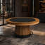 Table de poker 60 po avec repose-pieds Walnut Prohibition-130970848