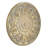 Plate Gold Wall Decor with Embossed Details