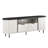 Modern  68" With Storage and Shelves to Fit up to 75" TVs,  Entertainment Center, White Sand