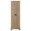 Armoire de rangement avec deux portes pour salle de bain, bureau, tablette réglable, panneau de fibres à densité moyenne-973613120