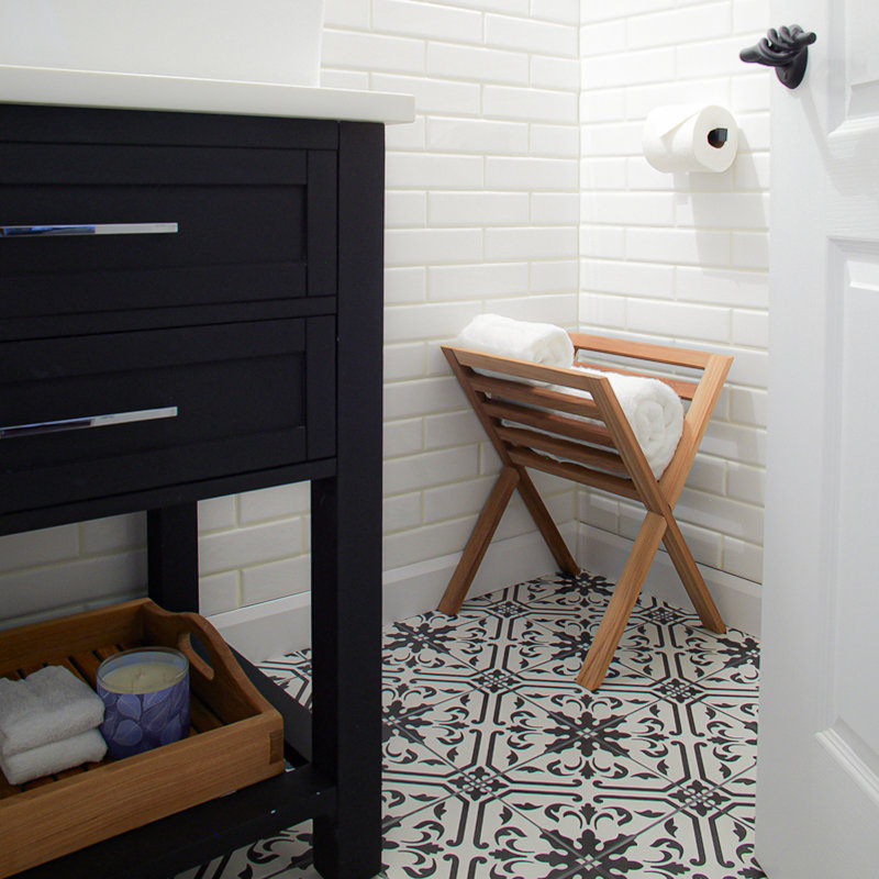 Porte-serviettes sur pied Rosebank