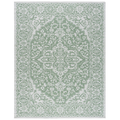 Mirla Performance Machine Washable Oriental Indoor/Outdoor Area Rug