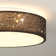 Deontee 14.96'' Linen Dimmable Flush Mount Lighting with Remote and APP