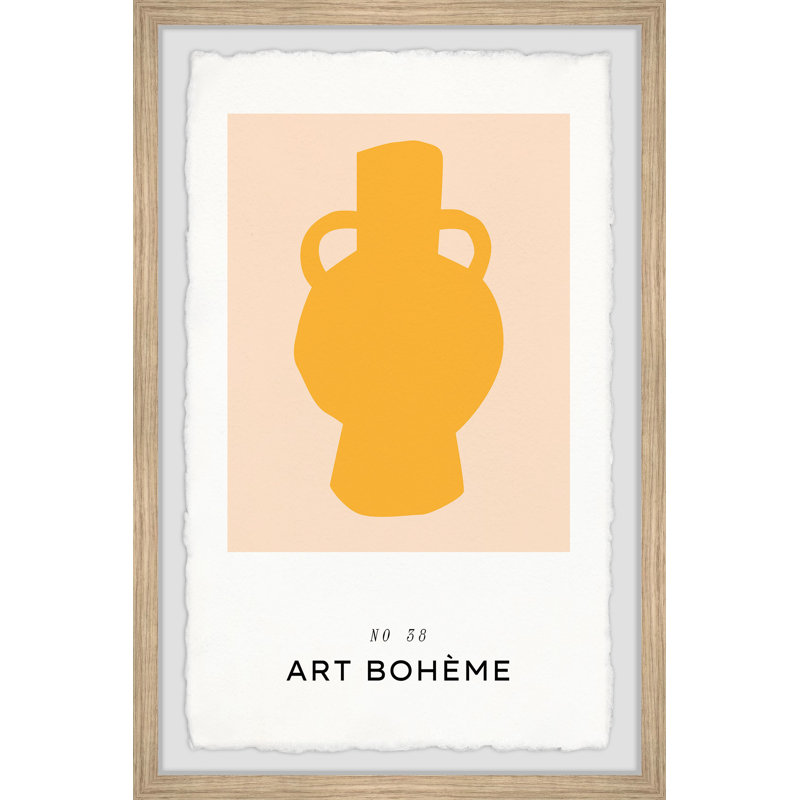 Art Boheme No 38 1 Piece Single Picture Frame Wall Art, 30cm H x 20cm W x 3.81cm D