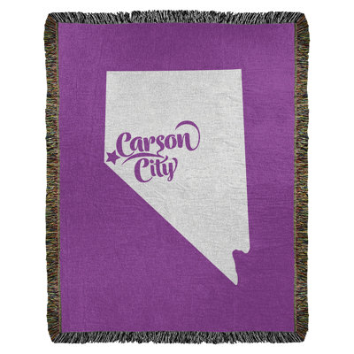 Jeté en coton tissé carson city nevada