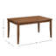 Table de salle à manger en bois massif 60 po Aeden