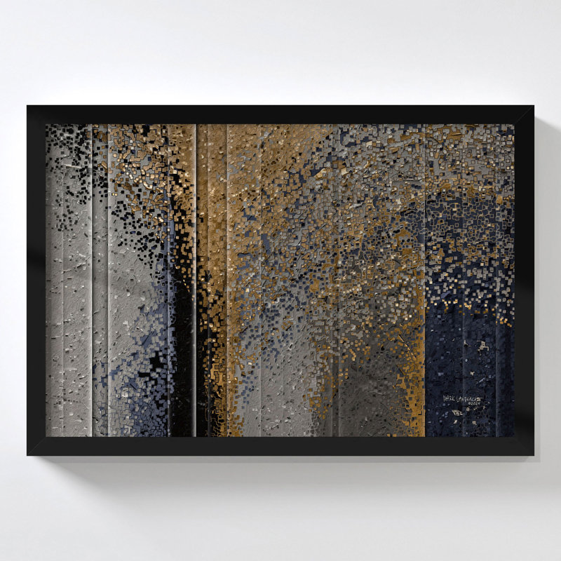2 John 1:6. Love's True Journey By Mark Lawrence Print, 21.5" H x 27.5" W x 0.75" D, Framed Acrylic, Black