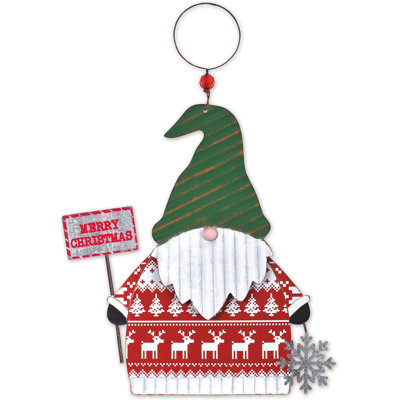 Sweater Gnome Ornament - Set of 2