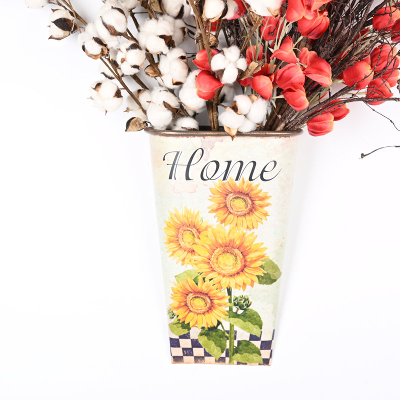 Arrangement floral en coton
