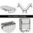 11" Steel Folding Bed Made in Italy