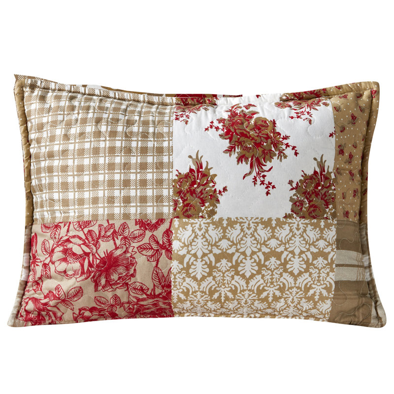 Perrin Indoor / Outdoor Floral Rectangular Lumbar Cushion Cover