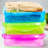 Fresh Keepers Sandwich Lunch Box Containers with Vented Lids