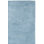 Tapis bleu uni en viscose / laine touffeté à la main Himalaya
