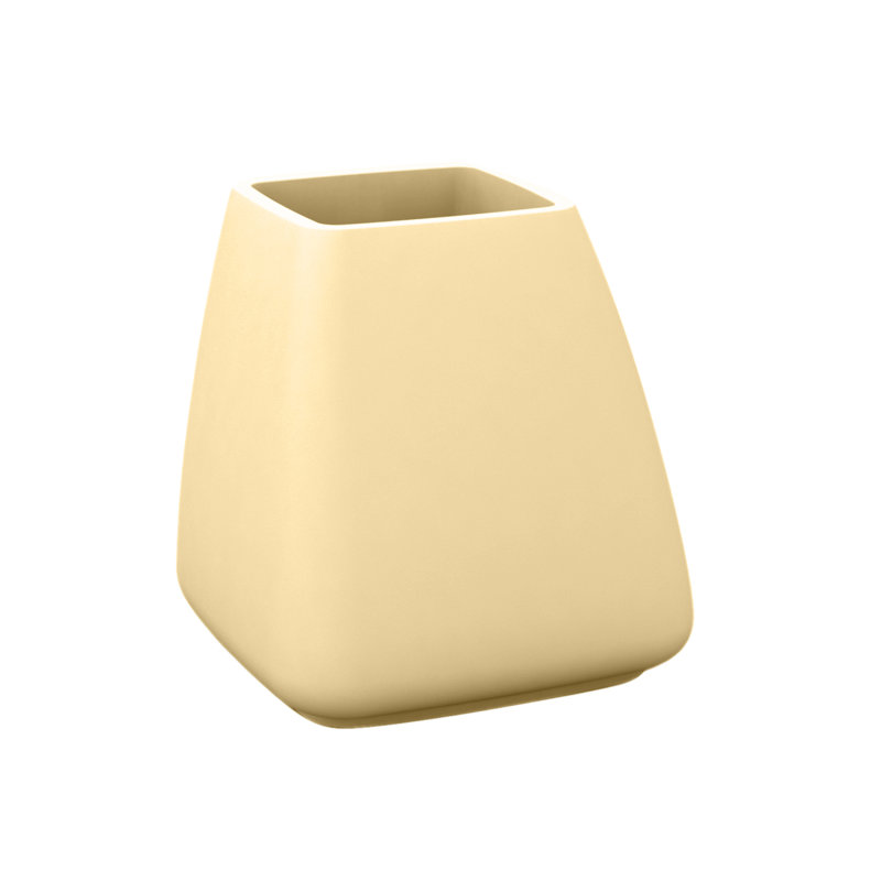 Noma Pot Planter, Ecru, 27.5" H x 25.5" W x 27.5" D