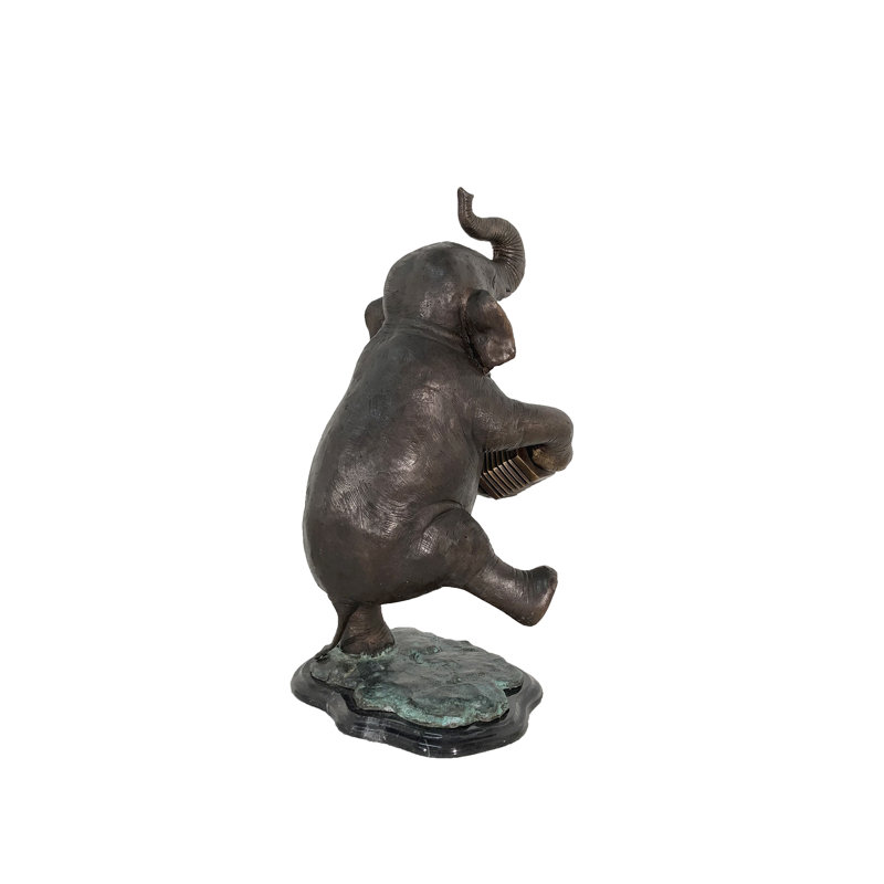 Elephant Bronze Garden Statue