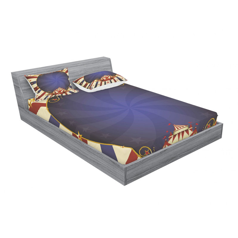 Ensemble de draps Tent Ribbon, Ensemble de drap pour grand lit avec drap-housse