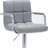 Accent Stool  - Contemporary Adjustable Swivel Function Arm Bar  With Cushion, Gray