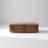 Modern Rectangle Coffee Table with Two Drawers and Unique Wave Texture Design-1740937263