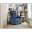 Fauteuil inclinable moderne avec dossier en velours côtelé et structure en bois massif pour un confort et un style ultimes-479880218
