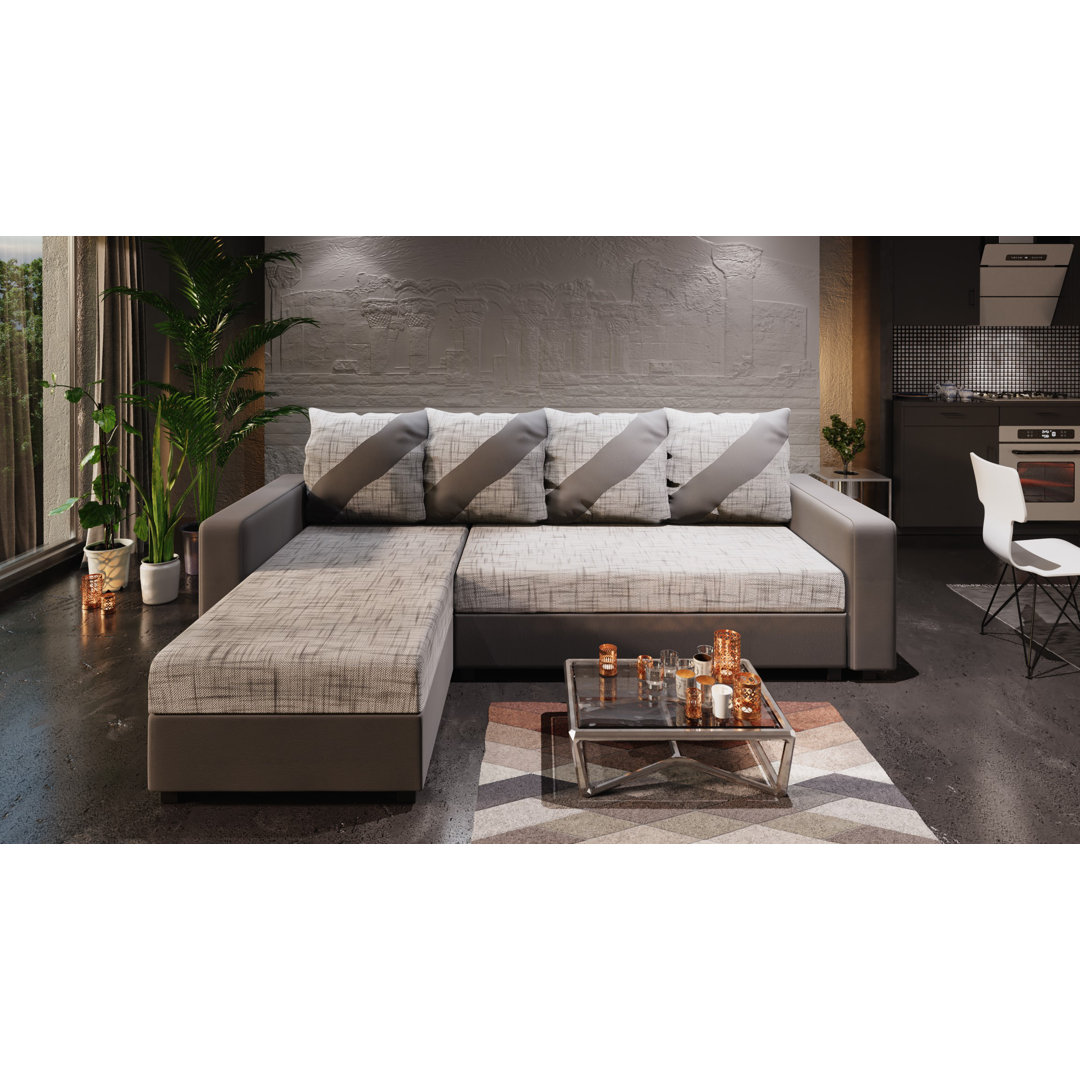 Ecksofa Shellby mit Bettfunktion