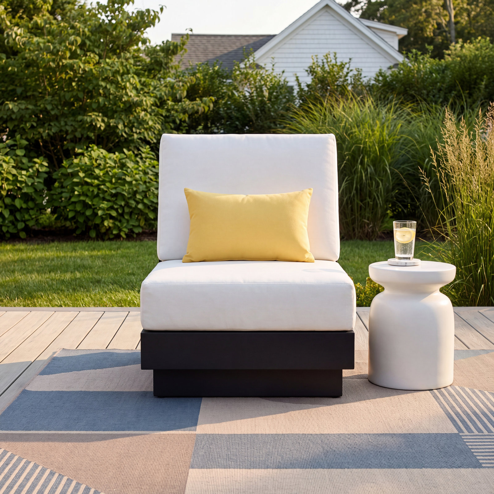 Lucca Sunbrella® Swivel Patio Lounge Chair