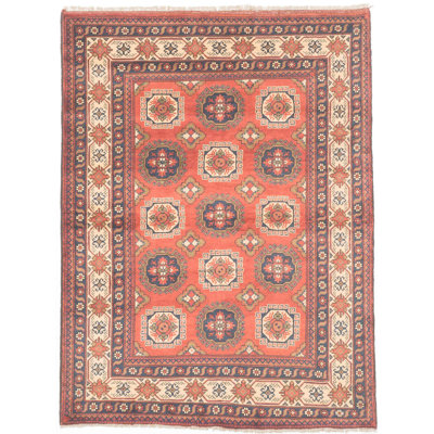 Pu One-of-a-Kind 4'11" X 6'7" 2010s Wool Area Rug in Red