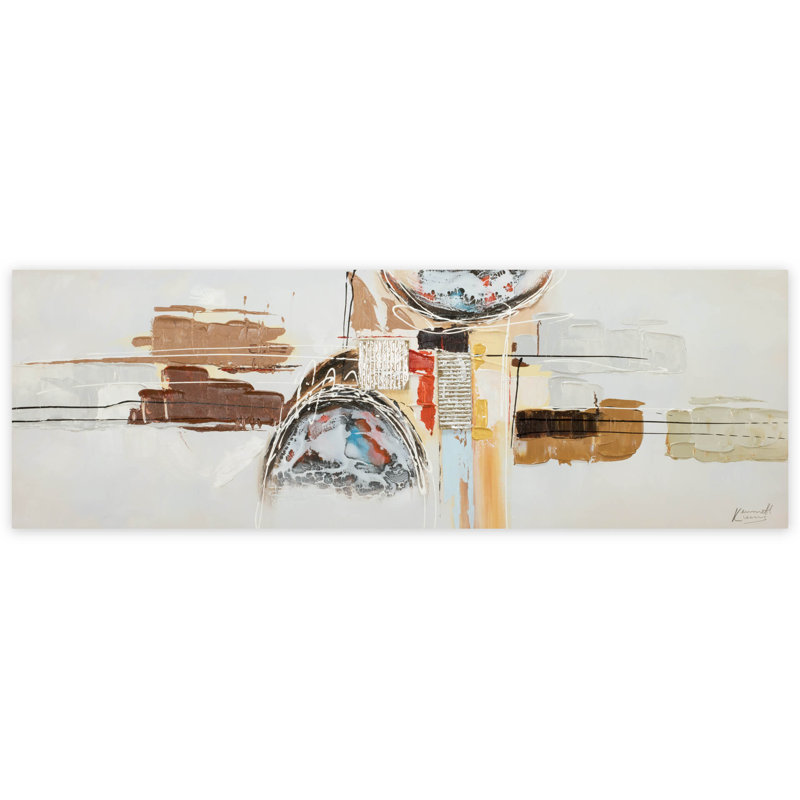 Hand -painted weightless time acrylic painting