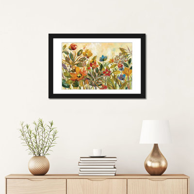 «Rain Forest Floral», reproduction d'impression sur toile tendue