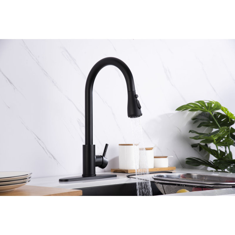 KISRAIS Pull Down Kitchen Faucet